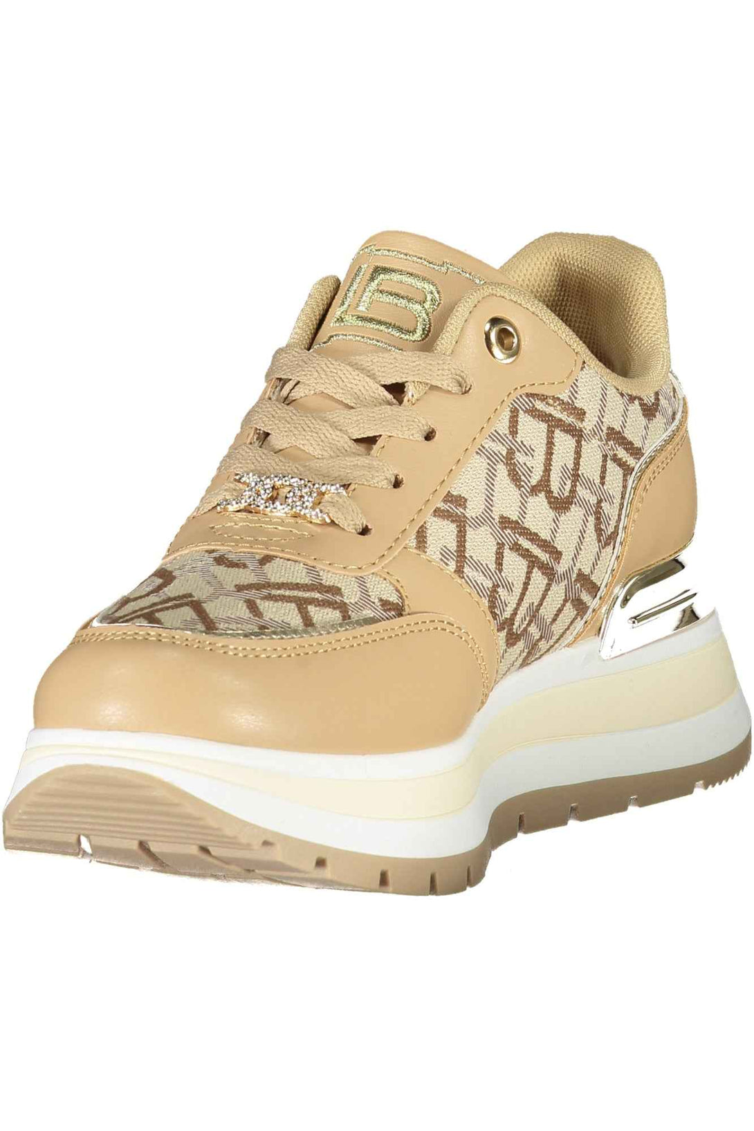 Laura Biagiotti Baskets Femme Beige - stylesgateway