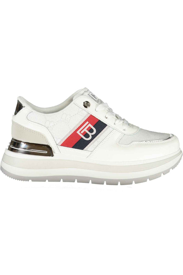 Laura Biagiotti Baskets Femme Blanc - stylesgateway