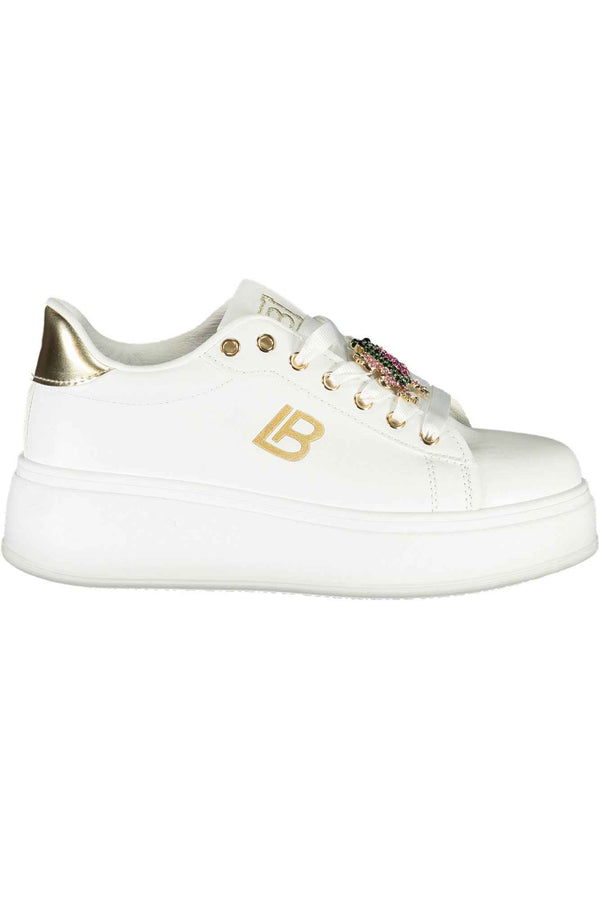 Laura Biagiotti Baskets Femme Blanc - stylesgateway