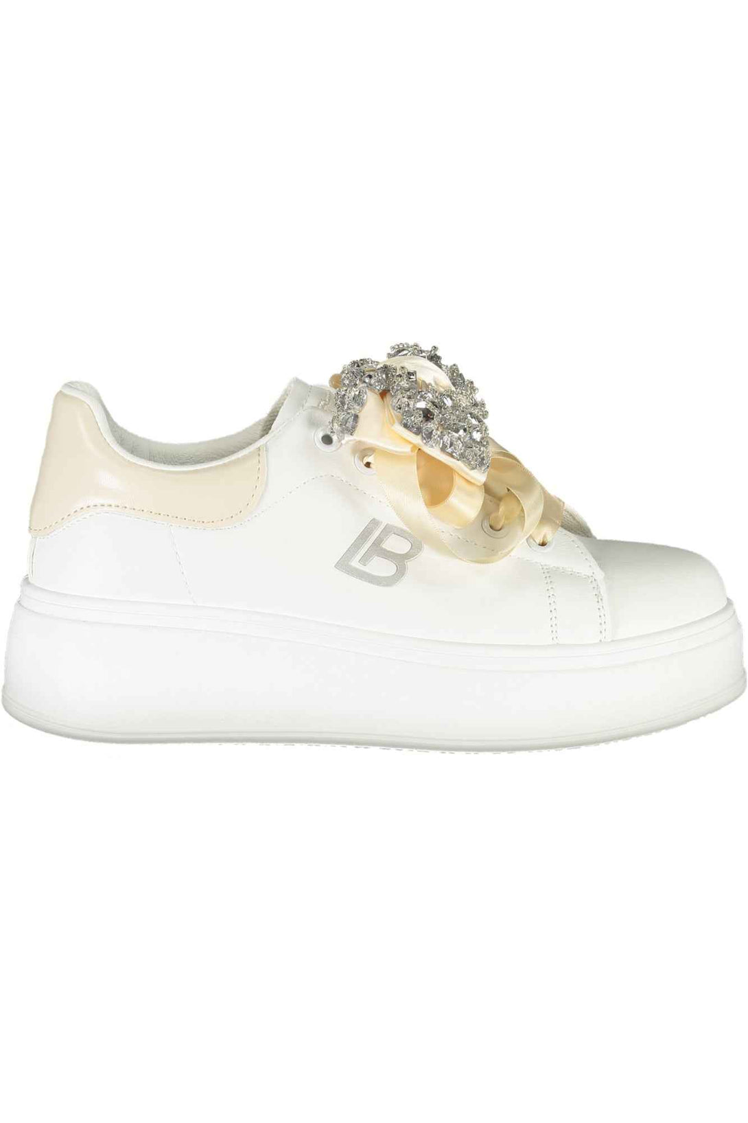 Laura Biagiotti Baskets Femme Blanc - stylesgateway