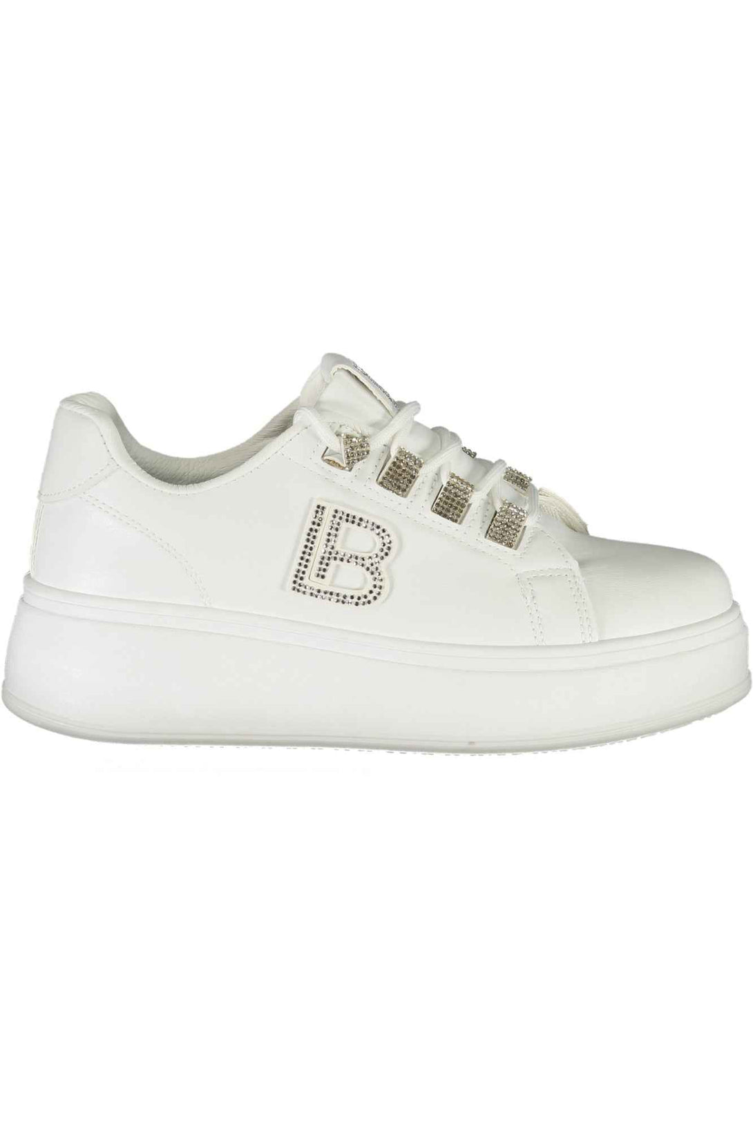 Laura Biagiotti Baskets Femme Blanc - stylesgateway