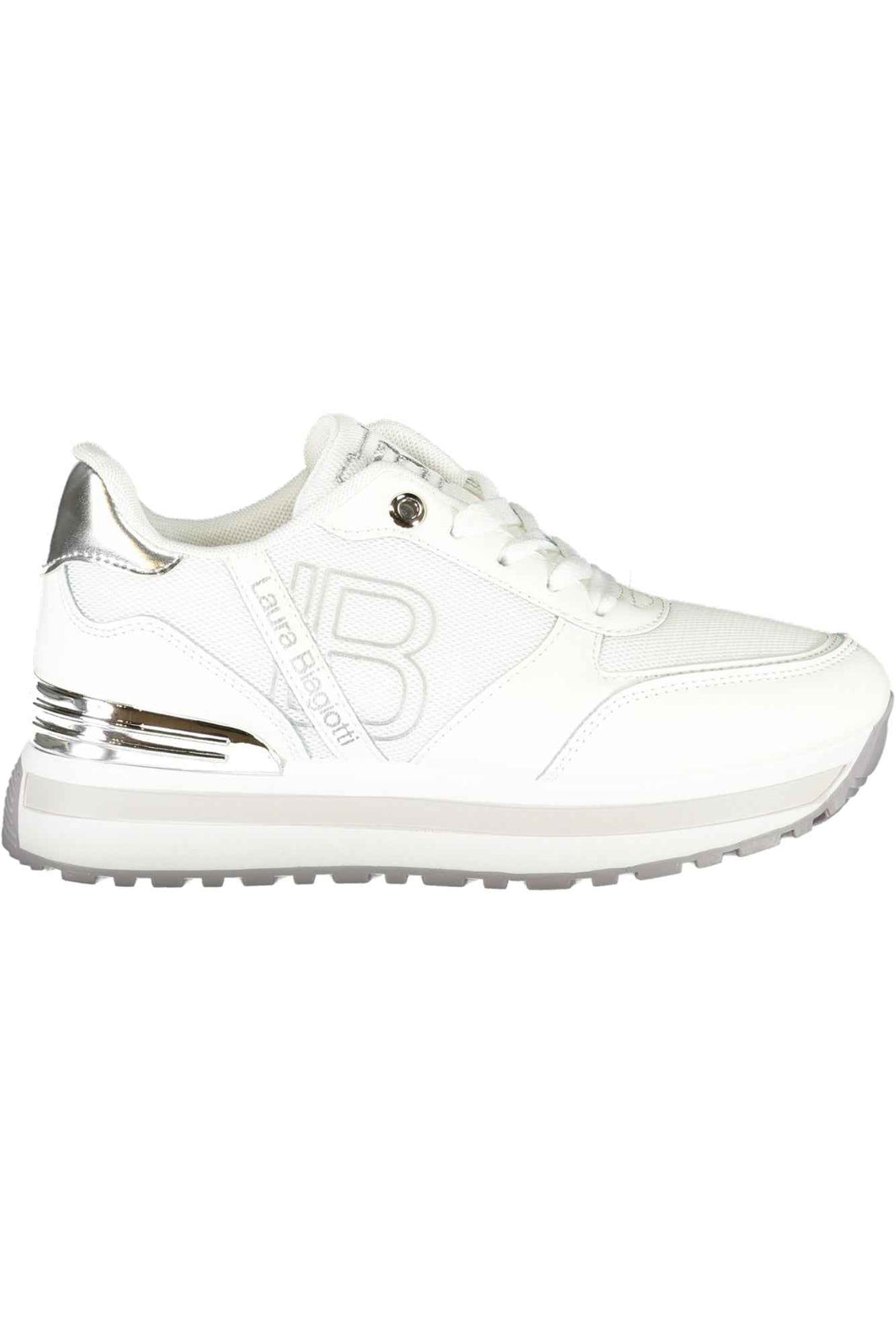 Laura Biagiotti Baskets Femme Blanc - stylesgateway