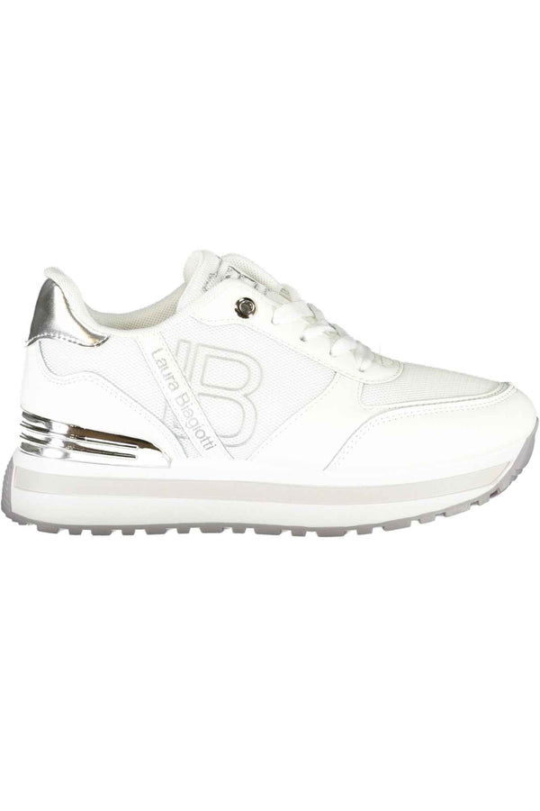 Laura Biagiotti Baskets Femme Blanc - stylesgateway