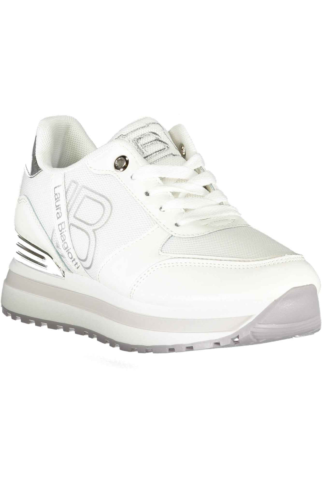 Laura Biagiotti Baskets Femme Blanc - stylesgateway