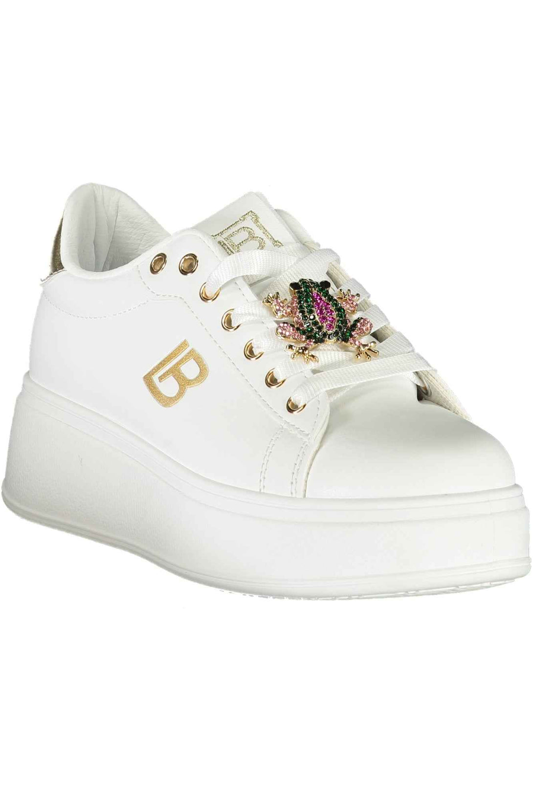 Laura Biagiotti Baskets Femme Blanc - stylesgateway