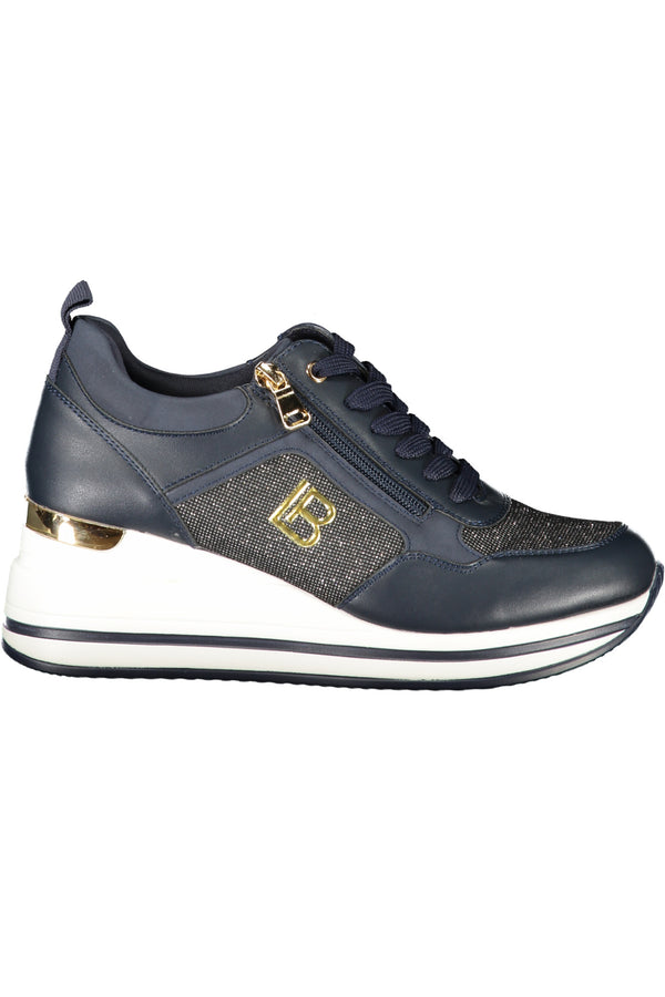 Laura Biagiotti Baskets Femme Bleu - stylesgateway