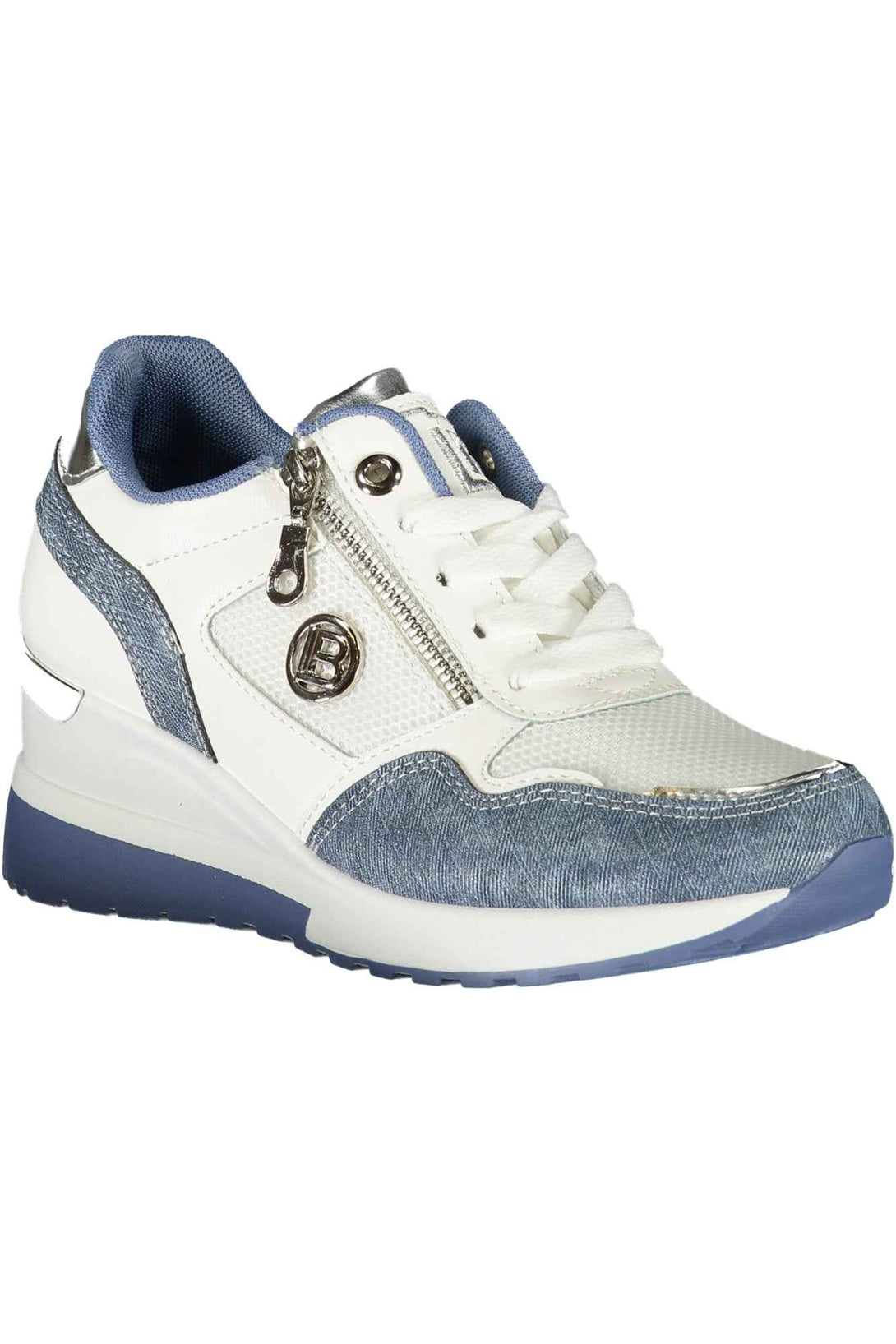 Laura Biagiotti Baskets Femme Bleu - stylesgateway