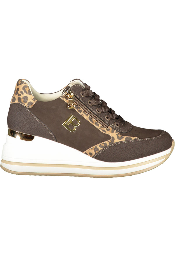 Laura Biagiotti Baskets Femme Marron - stylesgateway