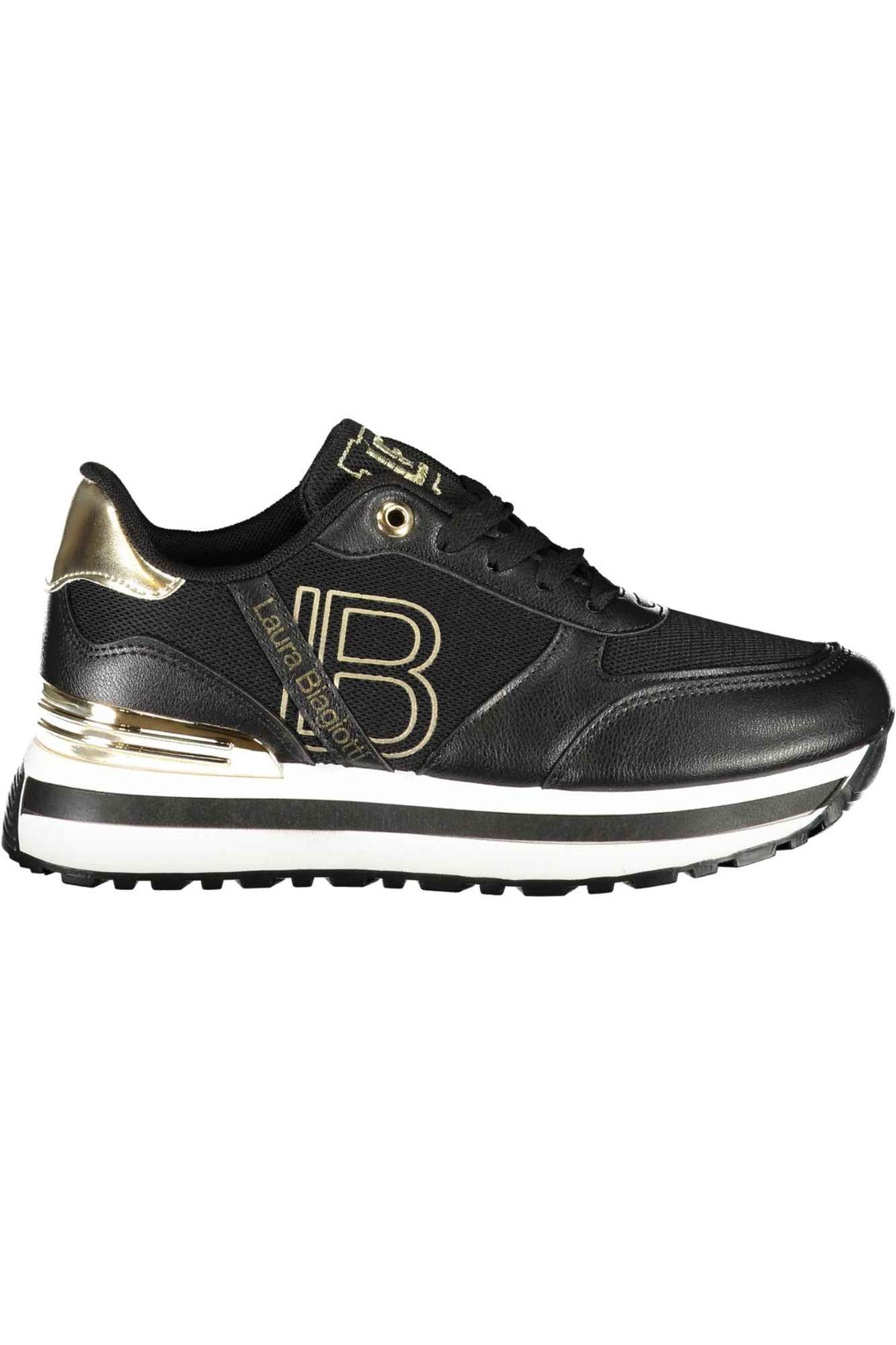 Laura Biagiotti Baskets Femme Noir - stylesgateway