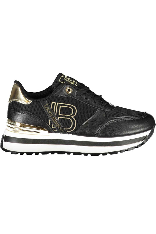 Laura Biagiotti Baskets Femme Noir - stylesgateway