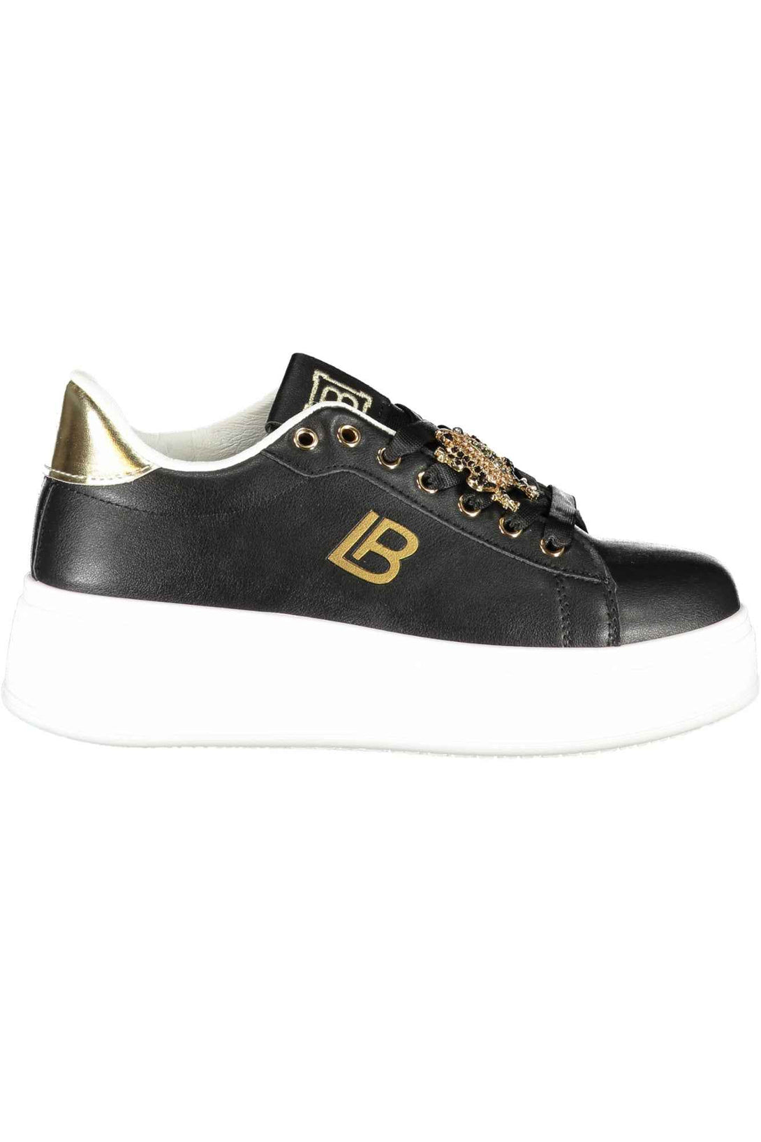 Laura Biagiotti Baskets Femme Noir - stylesgateway