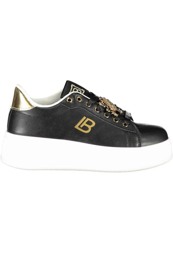 Laura Biagiotti Baskets Femme Noir - stylesgateway
