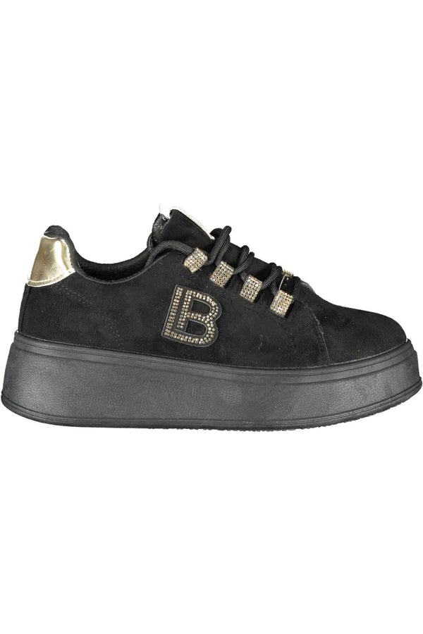 Laura Biagiotti Baskets Femme Noir - stylesgateway