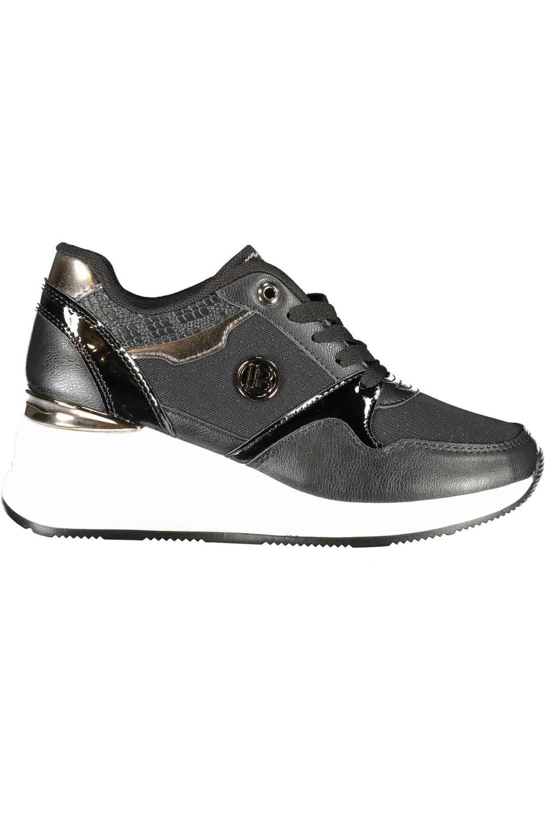 Laura Biagiotti Baskets Femme Noir - stylesgateway