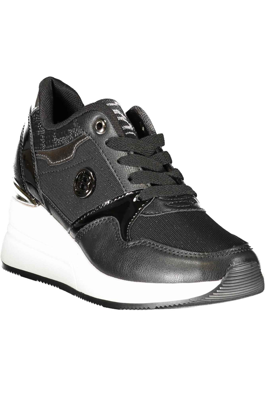 Laura Biagiotti Baskets Femme Noir - stylesgateway