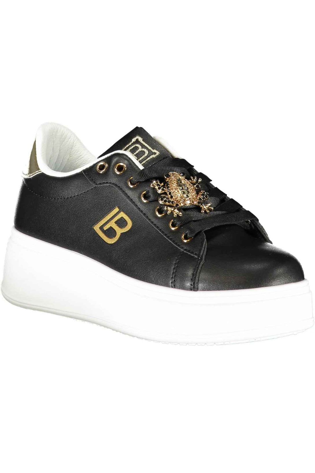 Laura Biagiotti Baskets Femme Noir - stylesgateway