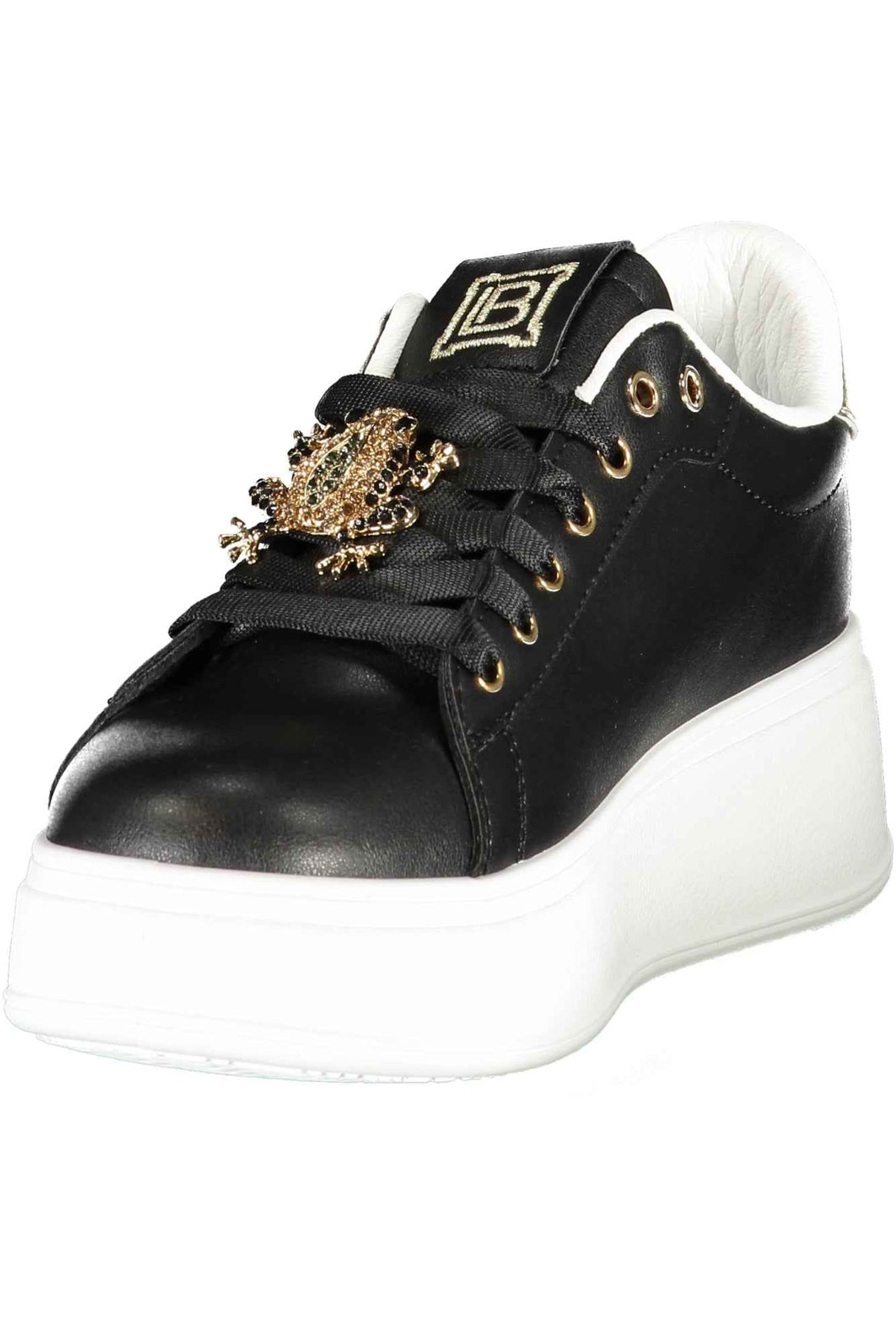 Laura Biagiotti Baskets Femme Noir - stylesgateway