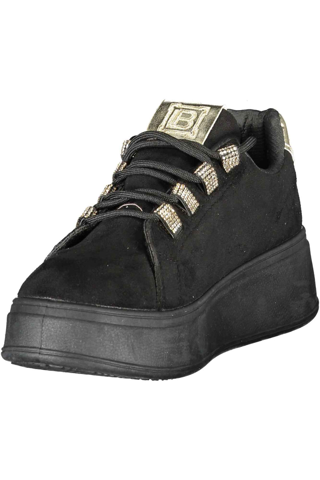 Laura Biagiotti Baskets Femme Noir - stylesgateway