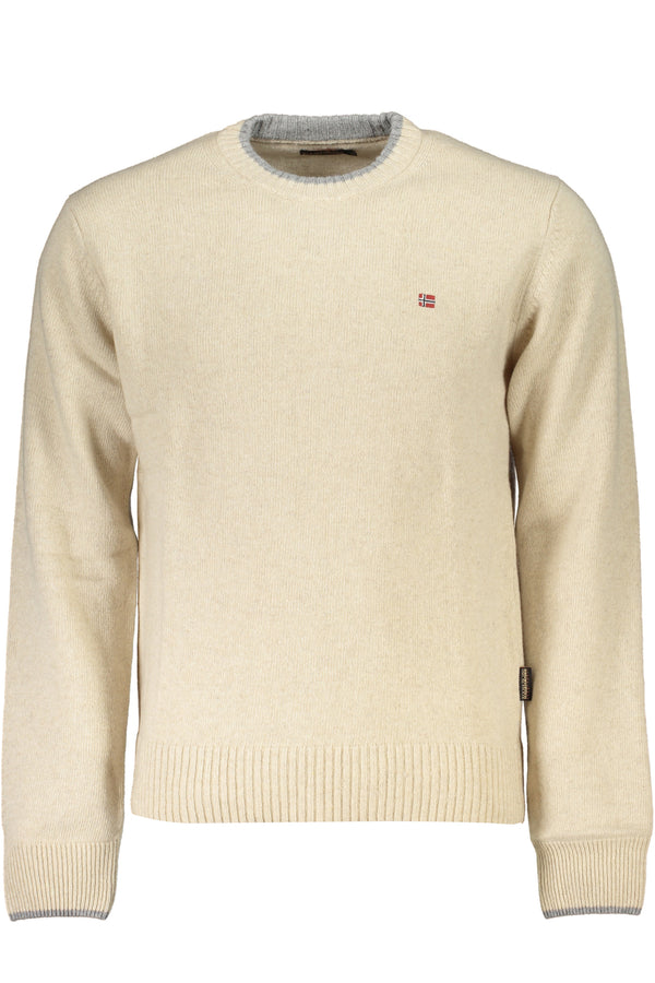 Napapijri Sweaters Homme Beige - stylesgateway