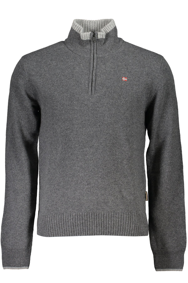 Napapijri Sweaters Homme Gris - stylesgateway