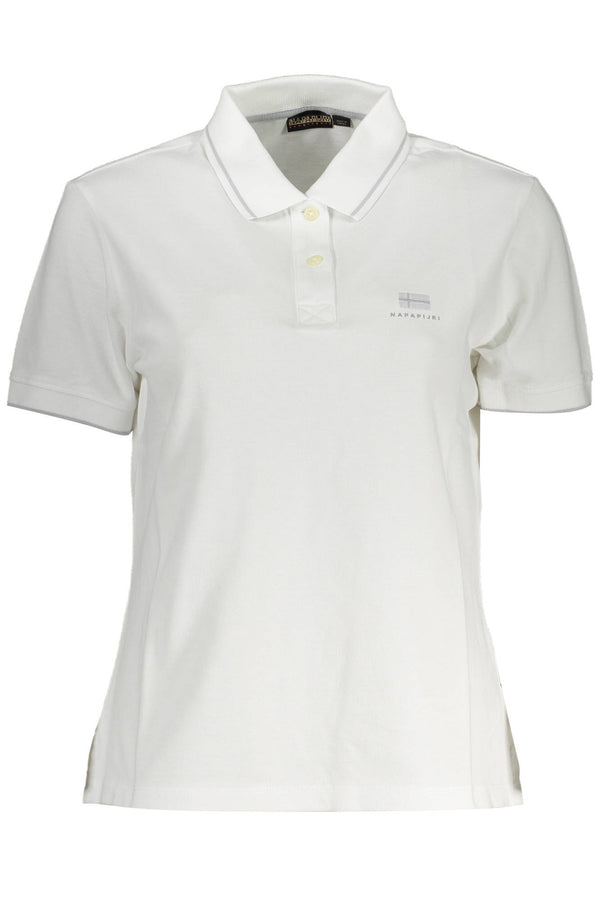 Napapijri Polo Femme Blanc - stylesgateway