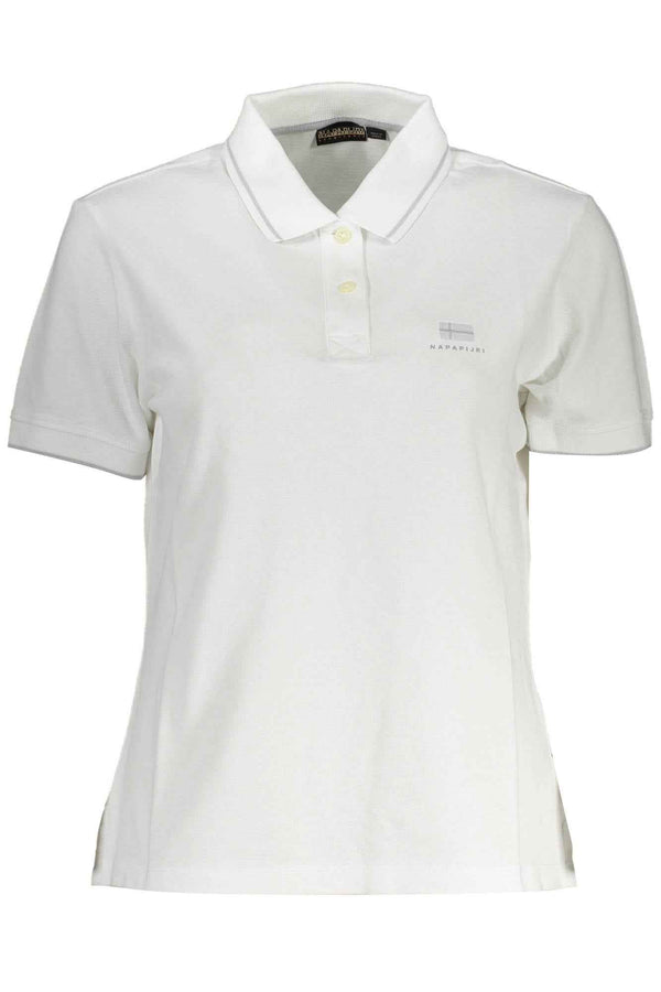 Napapijri Polo Femme Blanc - stylesgateway