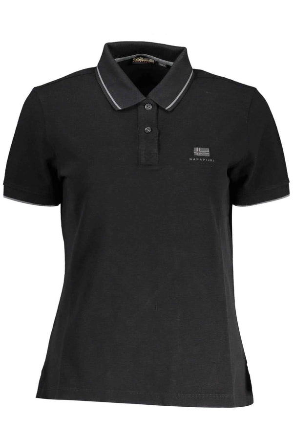 Napapijri Polo Femme Noir - stylesgateway