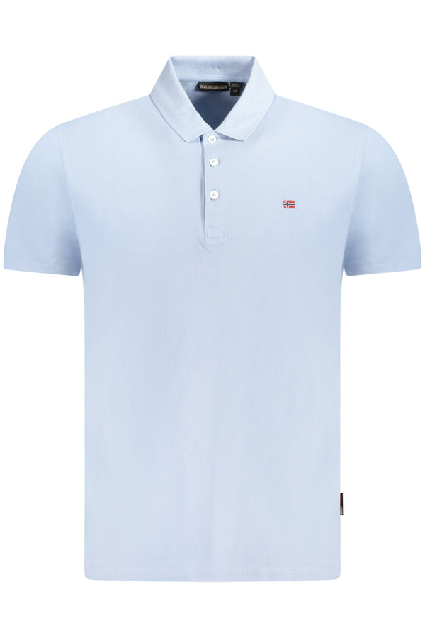 Napapijri Polo Homme Bleu Ciel - stylesgateway