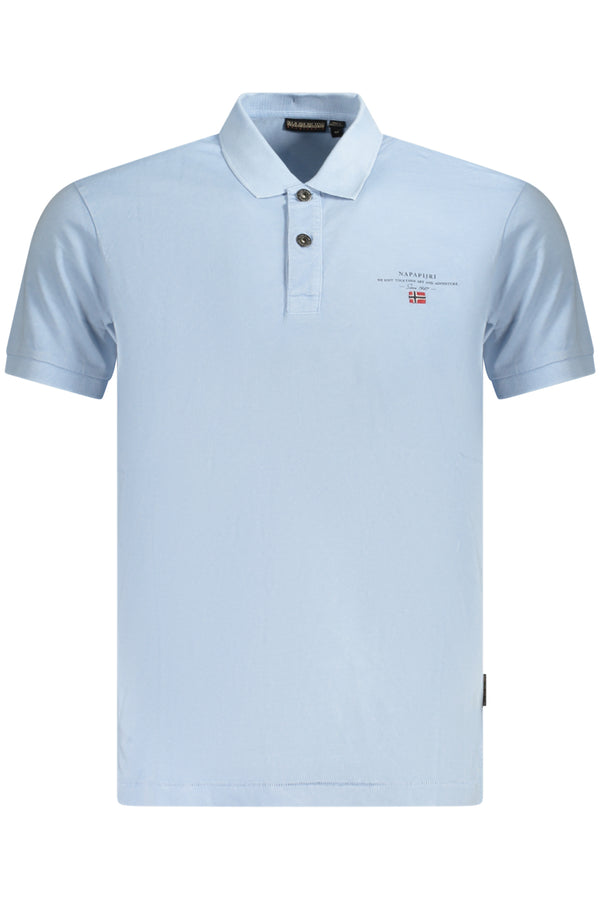 Napapijri Polo Homme Bleu Ciel - stylesgateway