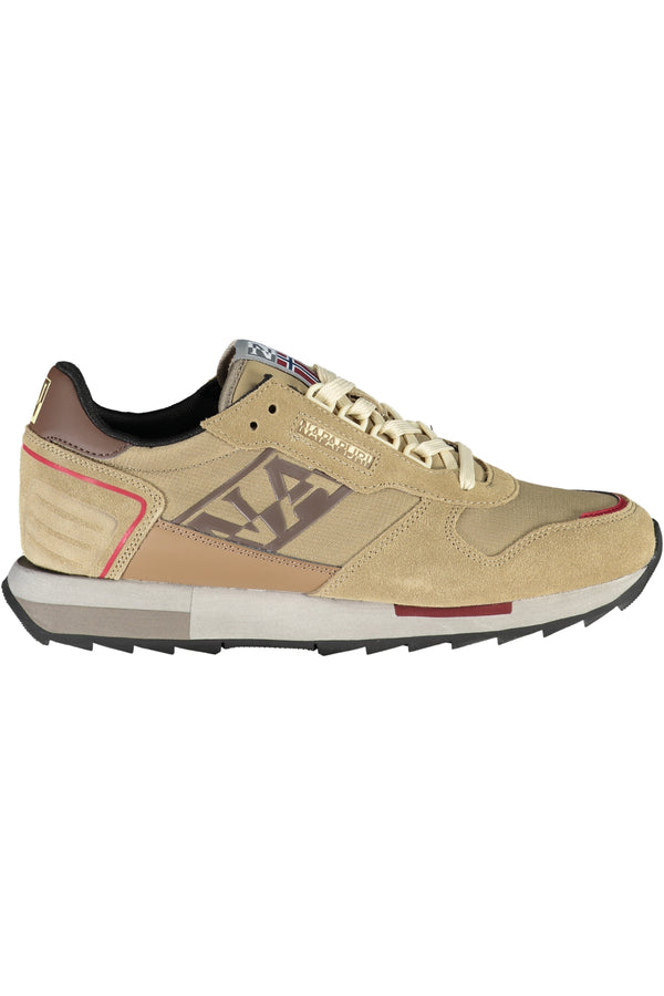 Napapijri Shoes Baskets Homme Beige - stylesgateway