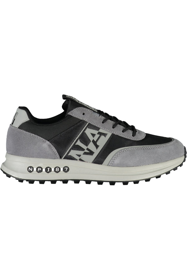 Napapijri Shoes Baskets Homme Gris - stylesgateway