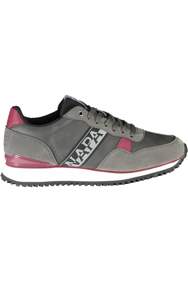 Napapijri Shoes Baskets Homme Gris - stylesgateway