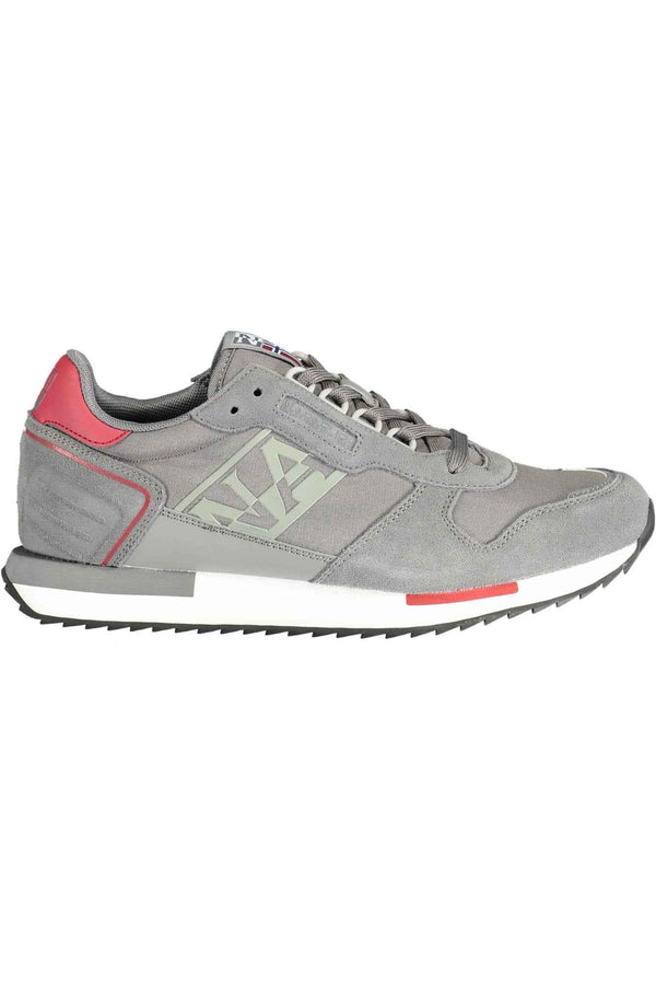 Napapijri Shoes Baskets Homme Gris - stylesgateway