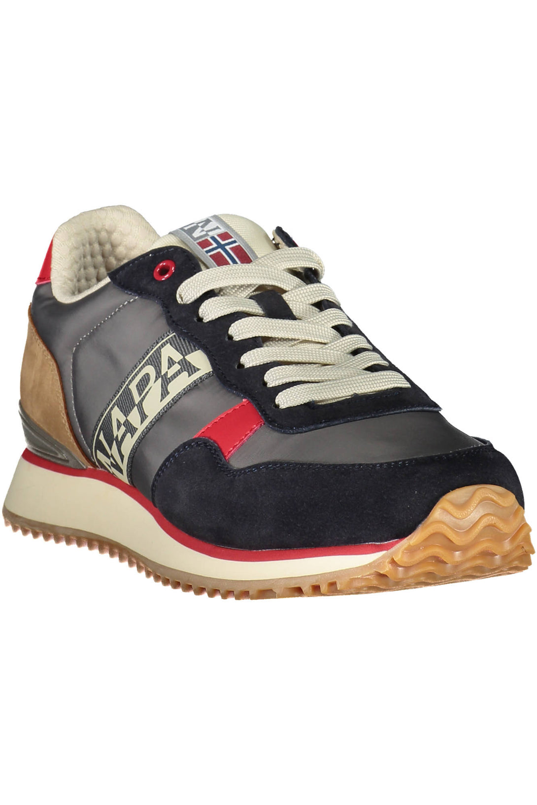 Napapijri Shoes Baskets Homme Gris - stylesgateway