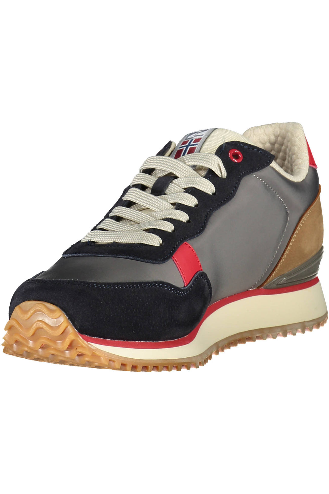 Napapijri Shoes Baskets Homme Gris - stylesgateway