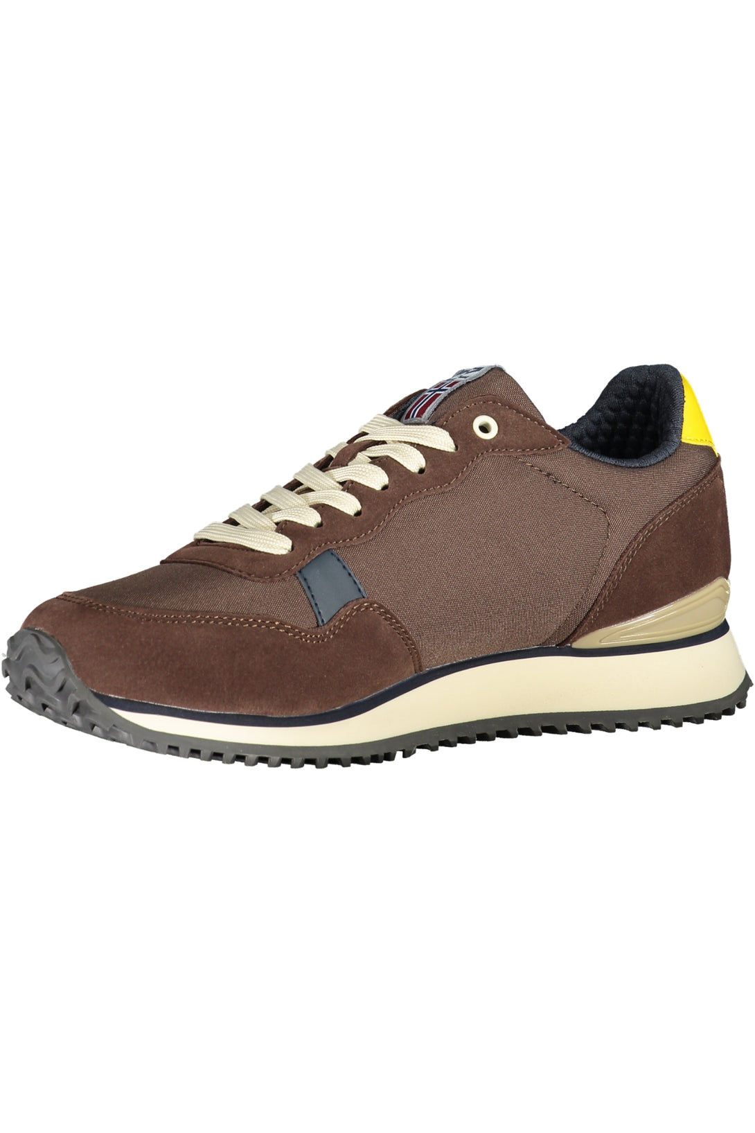 Napapijri Shoes Baskets Homme Marron - stylesgateway