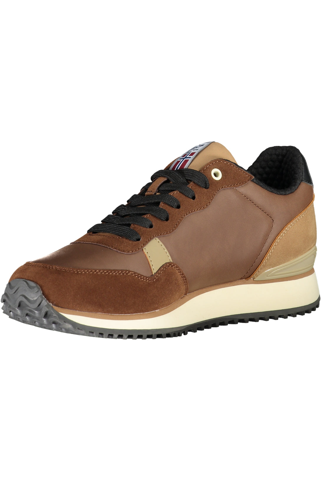 Napapijri Shoes Baskets Homme Marron - stylesgateway