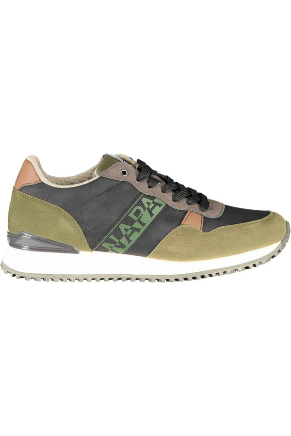 Napapijri Shoes Baskets Homme Vert - stylesgateway
