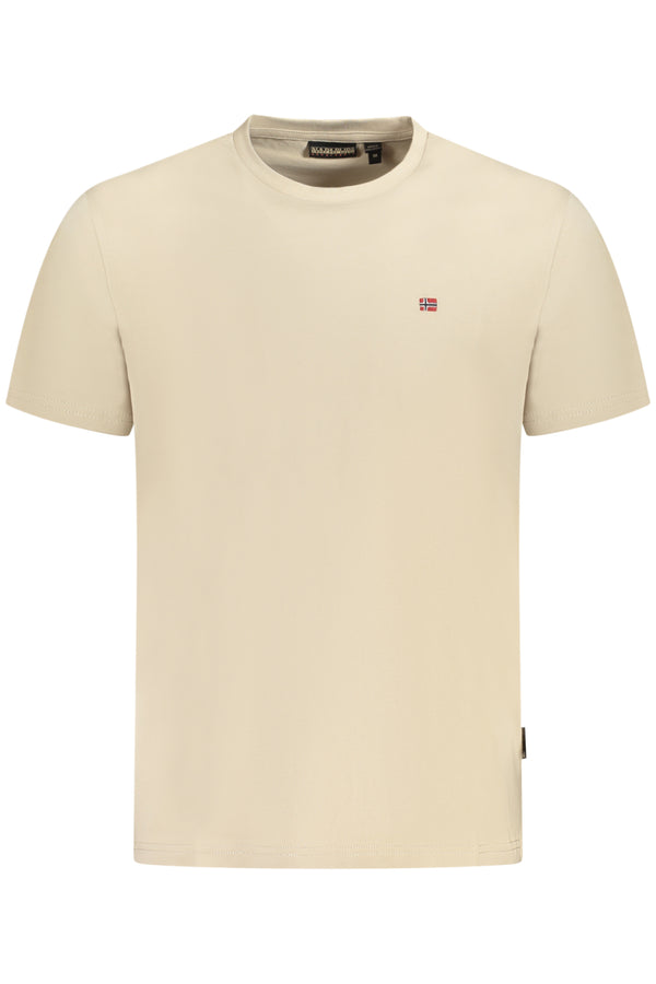 Napapijri T-shirts Homme Beige - stylesgateway
