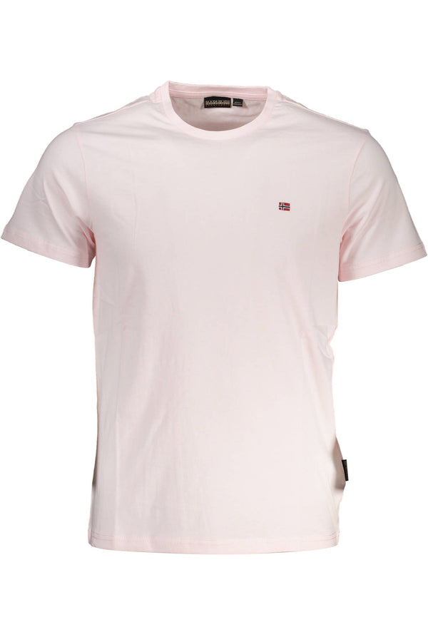 Napapijri T-shirts Homme Rose - stylesgateway