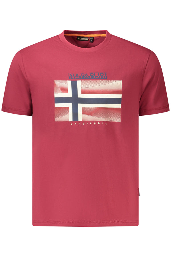 Napapijri T-shirts Homme Rouge - stylesgateway