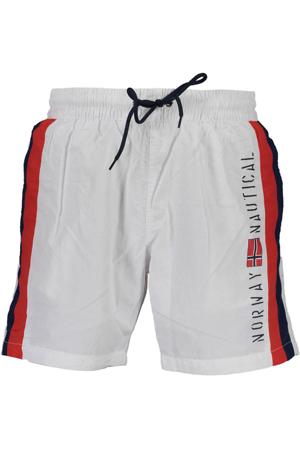 Norway 1963 Beachwear Homme Blanc - stylesgateway