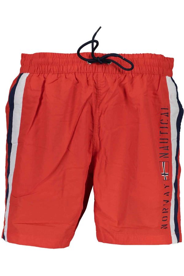 Norway 1963 Beachwear Homme Rouge - stylesgateway