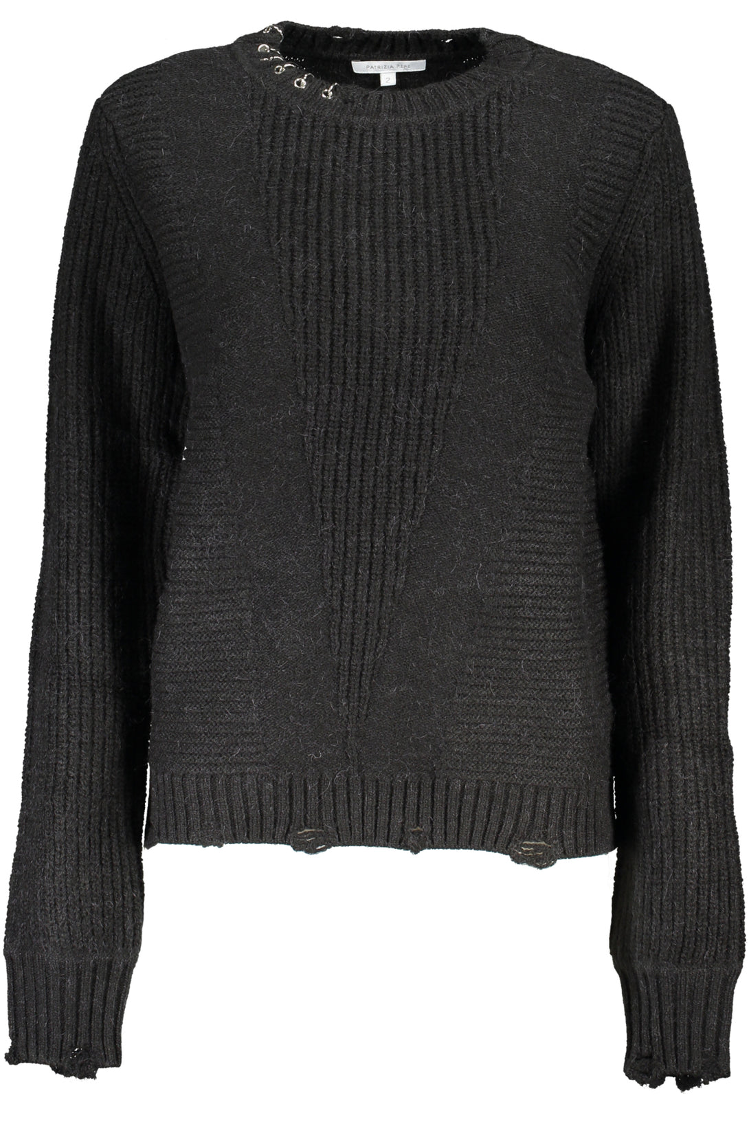 Patrizia Pepe Sweaters Femme Noir - stylesgateway