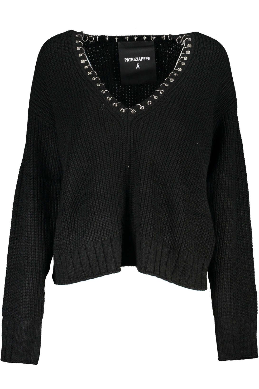 Patrizia Pepe Sweaters Femme Noir - stylesgateway