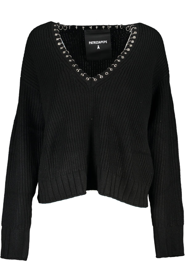 Patrizia Pepe Sweaters Femme Noir - stylesgateway