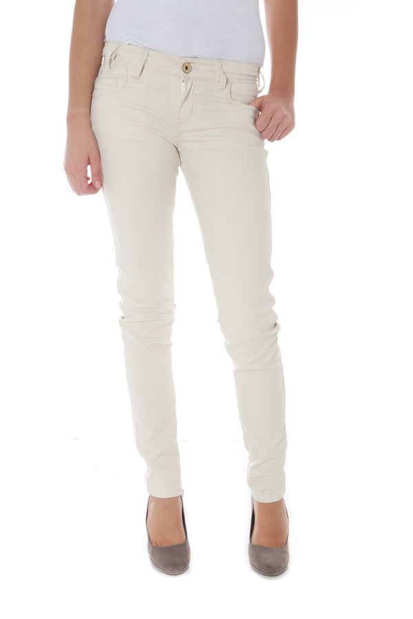 Phard Pantalons Femme Beige - stylesgateway