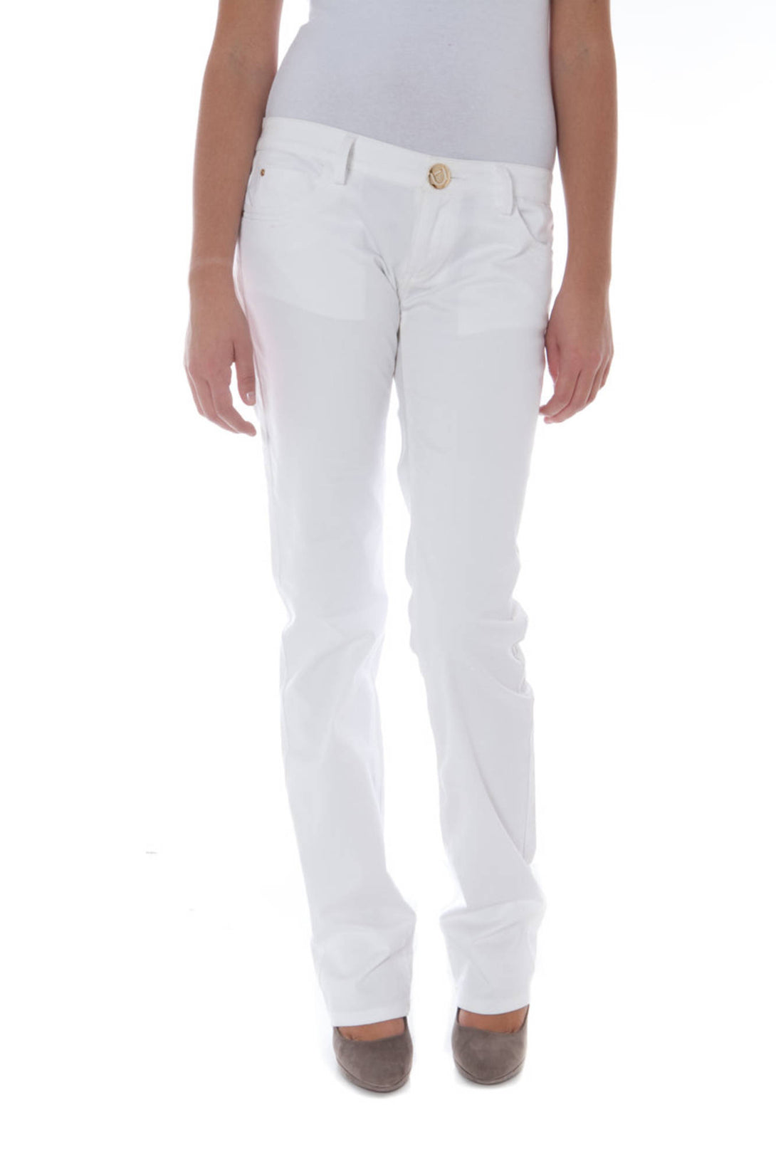 Phard Pantalons Femme Blanc - stylesgateway