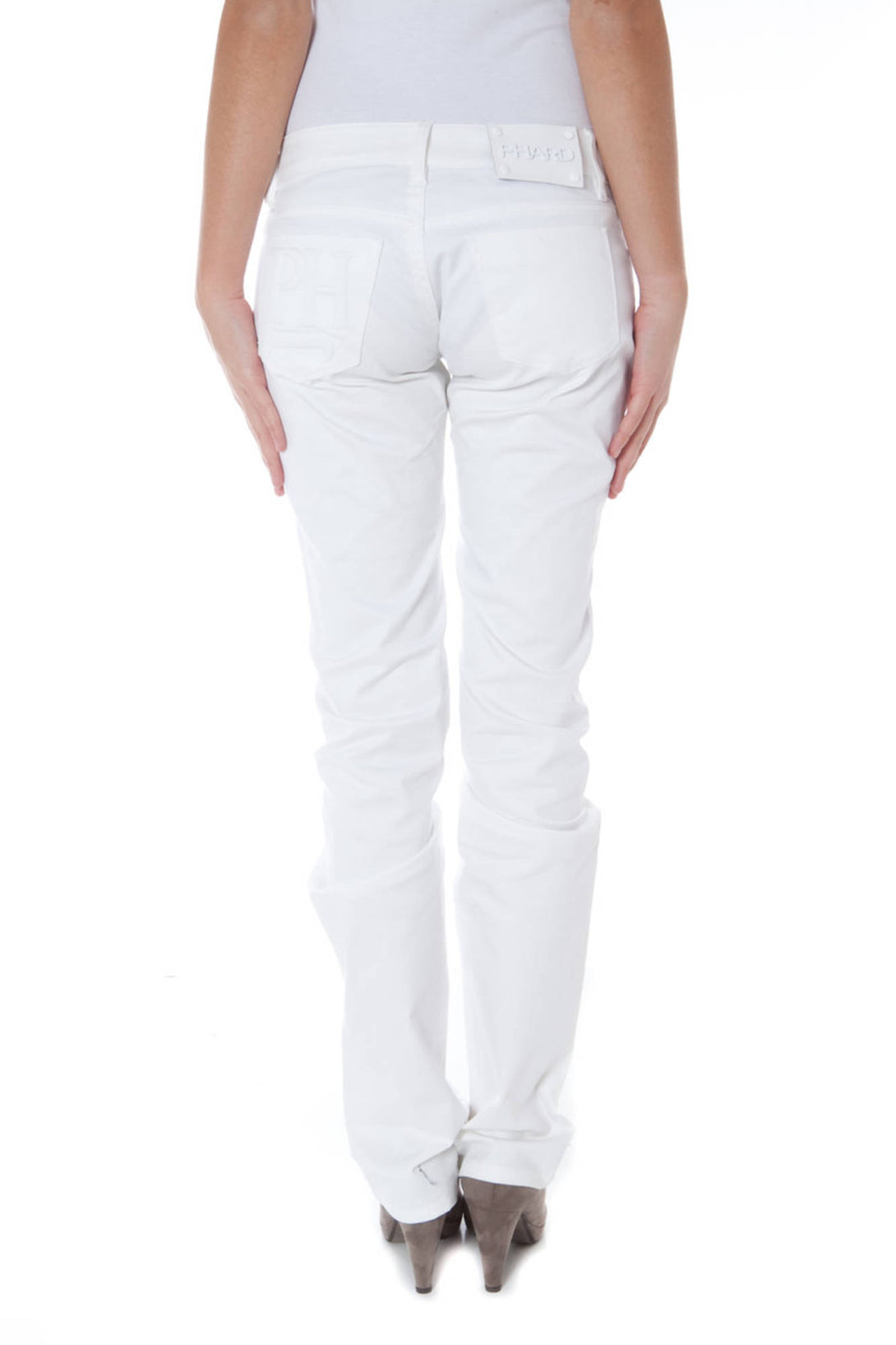 Phard Pantalons Femme Blanc - stylesgateway