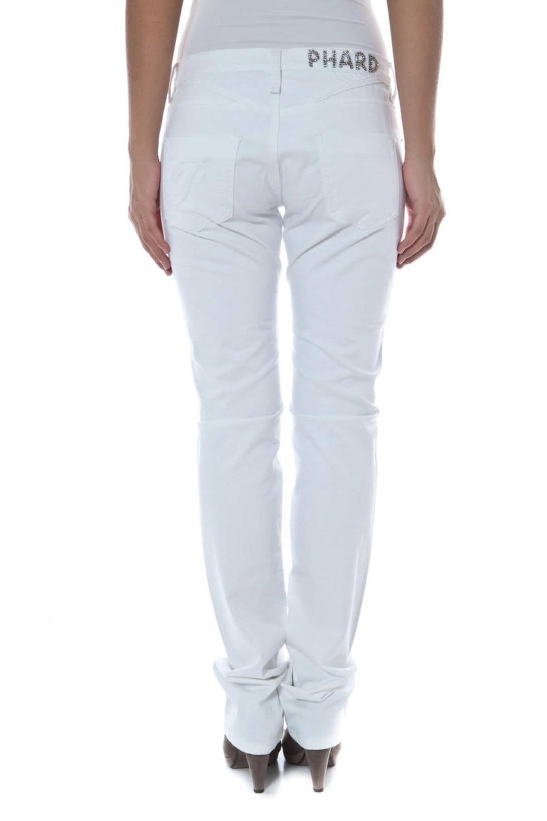 Phard Pantalons Femme Blanc - stylesgateway